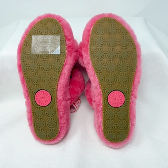 UGG Fuchsia Fluffy Oh Yeah Slippers women’s size 7 - Picture 8 of 14